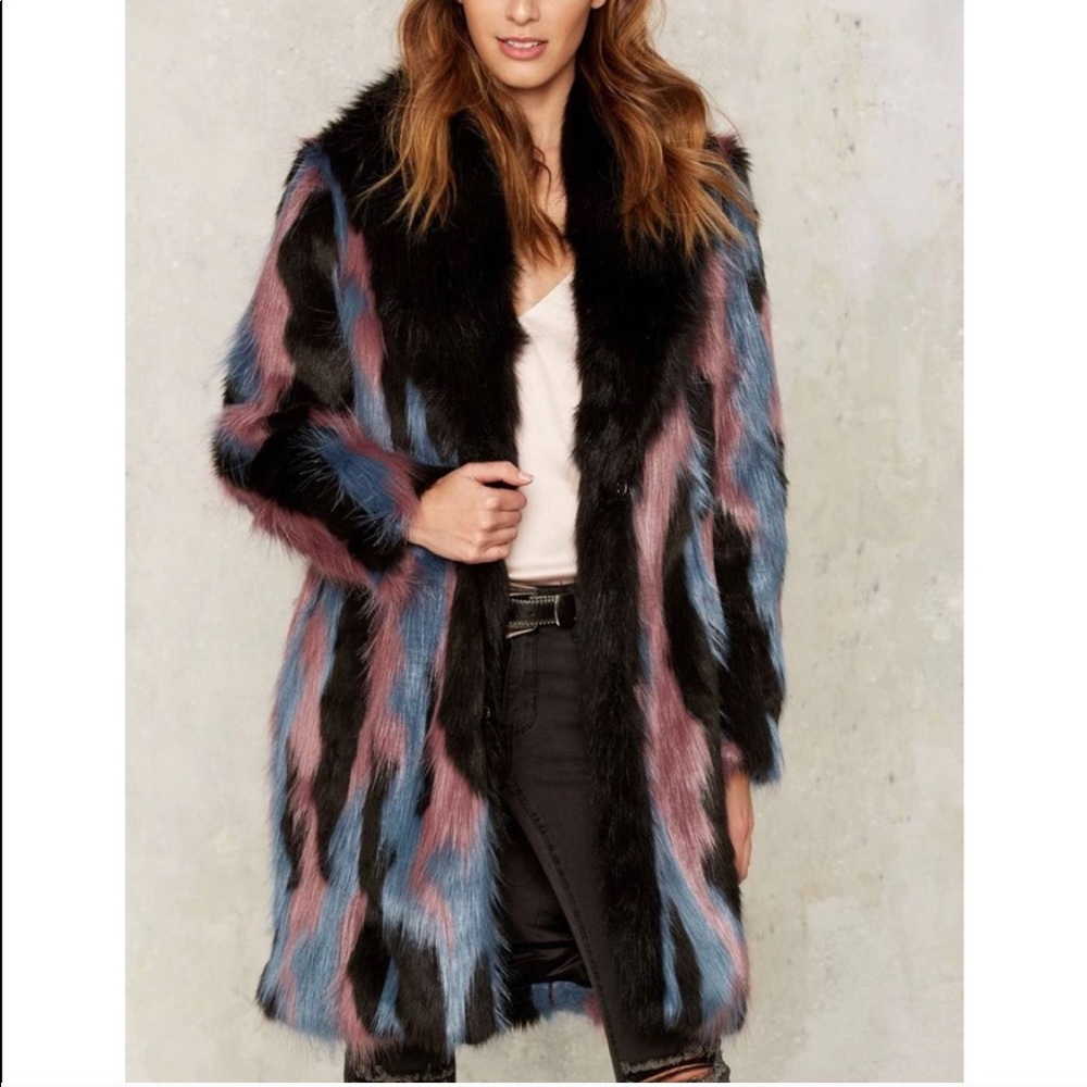 Nasty gal Collection Faux Fur Coat